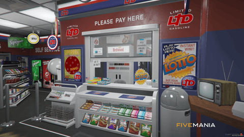 FIVEM Ltd Gasoline Reworked | Lore-Friendly Gas Station MLO | Interior & Exterior | Custom Props | Fast Food Counter | Add-On | Optimized | Fivem Ready | High Quality — image 6