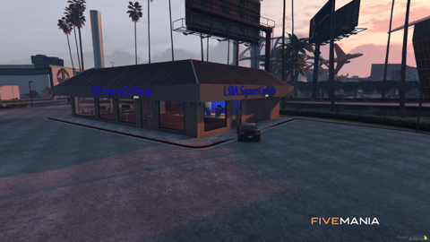 FIVEM Airport Square | Modern Airport Area MLO | Interior & Exterior | Car Rental & Cafe | Add-On | Optimized | Fivem Ready | High Quality — image 11