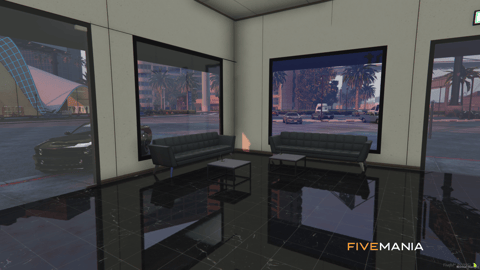 FIVEM Airport Square | Modern Airport Area MLO | Interior & Exterior | Car Rental & Cafe | Add-On | Optimized | Fivem Ready | High Quality — image 14