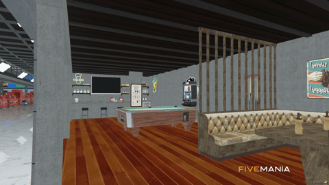 FIVEM West Coast Garage | Full-Service Garage MLO | Interior & Exterior | Multiple Repair Bays | Office & Lounge | Add-On | Optimized | Fivem Ready | High Quality — image 8