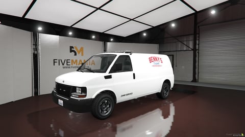 FIVEM Chevrolet Express | Lore Friendly Service Van | Benny's Livery | Working Lights | Add-On | Optimized | Fivem Ready | High Quality, image 3