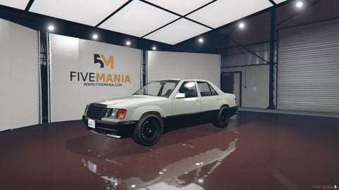 FIVEM Mercedes-Benz E-Class (W124) | Classic Luxury Sedan [Unbadged] Add-On | Detailed Interior | Working Lights | Custom Wheels | Optimized | Fivem Ready | High Quality, image 3