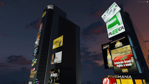 FIVEM Times Square | Iconic Urban Map Edit | Animated Billboards | Dynamic Lighting | Add-On | Optimized | Fivem Ready | High Quality — image 4