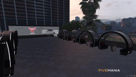 FIVEM Underground Mechanic | Modern Multi-Level Garage MLO | Interior & Exterior | Custom Props | Rooftop Helipads | Vehicle Lifts | Add-On | Optimized | Fivem Ready | High Quality — image 5