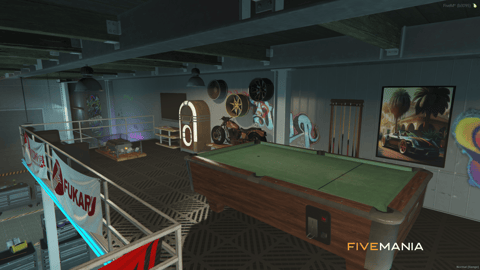 FIVEM Paleto Bennys | Custom Mechanic Shop MLO | Interior & Exterior | Lounge Area | Stunt Track | Custom Props | Add-On | Optimized | Fivem Ready | High Quality — image 15