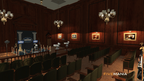 FIVEM Townhall V2 | Grand Government Building MLO | Interior & Exterior | Courtroom & Offices | Add-On | Optimized | Fivem Ready | High Quality — image 13