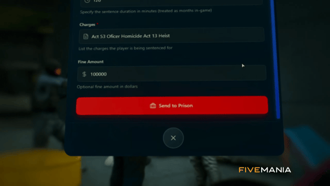 FIVEM Prison System | Comprehensive Corrections Management Script | Prisoner Management | Crafting | Tasks & Patrols | Tablet UI | Add-On | Optimized | Fivem Ready | High Quality, image 4