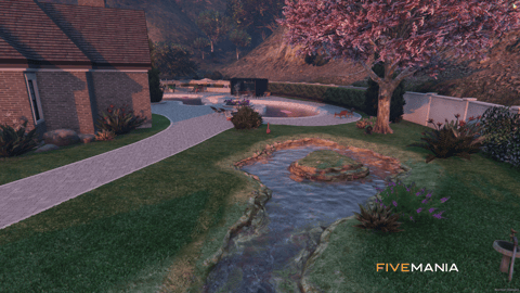 FIVEM Luxury Mirrorpark | Upscale Residential Area MLO | Multiple Mansions | Custom Landscaping | Pools & Garages | Interior & Exterior | Add-On | Optimized | Fivem Ready | High Quality — image 12