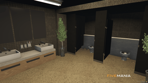 FIVEM Tuning Bar Mechanic | Modern Garage & Restaurant MLO | Interior & Exterior | Rooftop Terrace | Custom Props | Add-On | Optimized | Fivem Ready | High Quality — image 13