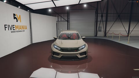 FIVEM Honda Civic Type R | Realistic Sports Car [Badged] Add-On | Widebody Kit | Custom Wheels | Red Interior | Optimized | Fivem Ready | High Quality — image 4