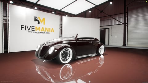 FIVEM Choptop66 | Custom Classic Car [Unbadged] Add-On | Open Top | Custom Wheels | Working Lights | Optimized | Fivem Ready | High Quality — image 3