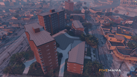 FIVEM Oblock | Urban Housing MLO | Interior & Exterior | Multiple Buildings | Custom Map | Add-On | Optimized | Fivem Ready | High Quality — image 3