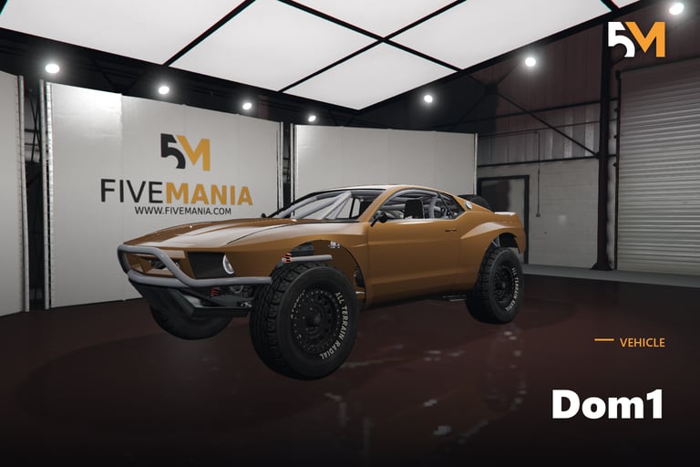 FIVEM Dom1, Off-Road Rally Car [Unbadged] Add-On