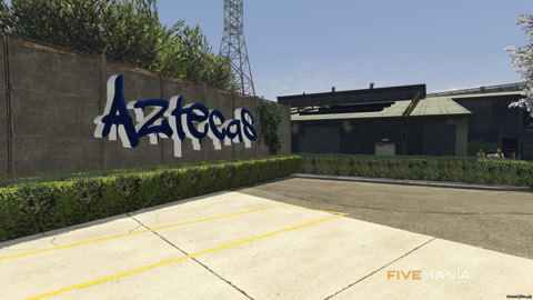 FIVEM Aztecas Hood | Custom Gang Territory MLO | Interior & Exterior | Bar & Pool Tables | Basketball Court | Add-On | Optimized | Fivem Ready | High Quality — image 4