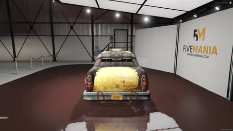 FIVEM Tmyellow | Weaponized Post-Apocalyptic Taxi [Unbadged] Add-On | Mounted Weapons | Custom Bodywork | Working Lights | Add-On | Optimized | Fivem Ready | High Quality, image 7
