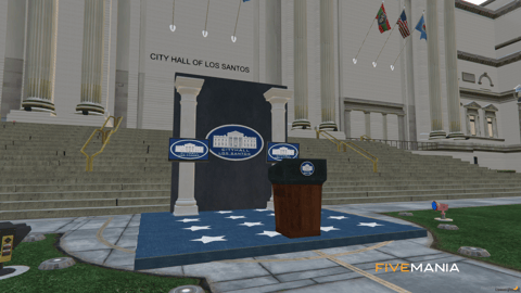 FIVEM Townhall V2 | Grand Government Building MLO | Interior & Exterior | Courtroom & Offices | Add-On | Optimized | Fivem Ready | High Quality — image 6