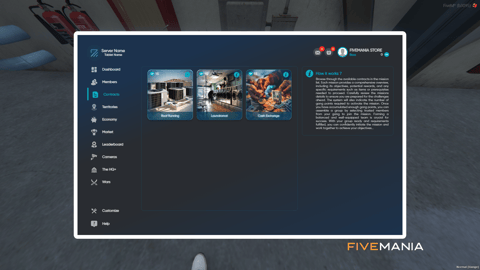 FIVEM Gang System | Comprehensive Management Script | Territory Control | Member Management | Economy Features | Add-On | Optimized | Fivem Ready | High Quality, image 8