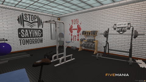FIVEM Vinewood Villa V2 | Luxury Modern Estate | Interior & Exterior | Pool & Garage | Gym & Kitchen | Add-On | Optimized | Fivem Ready | High Quality — image 19