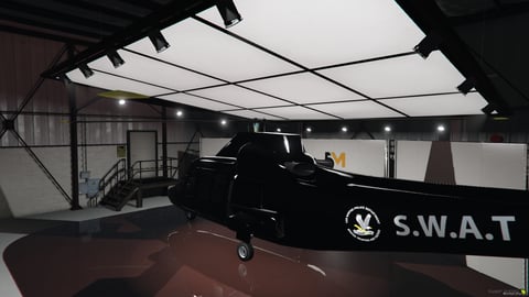 FIVEM Swat Swift | Emergency Helicopter Add-On | Working Lights | Custom Livery | Add-On | Optimized | Fivem Ready | High Quality — image 5