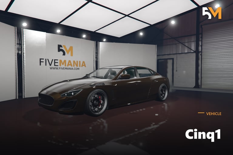 FIVEM Cinq1, Realistic Sports Car [Unbadged] Add-On