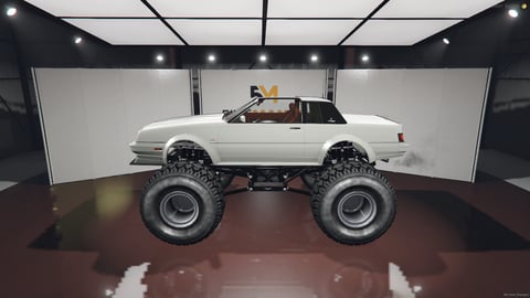 FIVEM Fac2 | Monster Truck Car [Unbadged] Add-On | Custom Build | Huge Tires | Unique Design | Add-On | Optimized | Fivem Ready | High Quality, image 6
