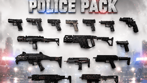 FiveM Police Weapon Pack [30 Weapons] Add-On cover