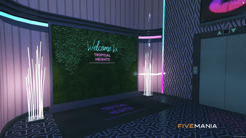 FIVEM Tropical Heights Nightclub | Vibrant Nightclub MLO | Interior & Exterior | Rooftop Pool | Custom Lighting | Add-On | Optimized | Fivem Ready | High Quality — image 8