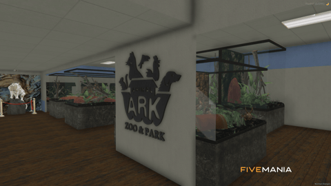FIVEM Ark Zoo | Expansive Animal Park MLO | Interior & Exterior | Ticket Booth | Vet Clinic | Gift Shop | Add-On | Optimized | Fivem Ready | High Quality — image 12