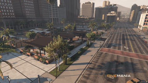 FIVEM Legion Square V3 | Revitalized City Hub Map Edit | Bank MLO | Gas Station | Outdoor Seating | Helipad | Add-On | Optimized | Fivem Ready | High Quality — image 7