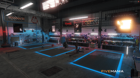 FIVEM Tuner Shop V2 | Modern Tuner Shop MLO | Interior & Exterior | Multiple Bays | Custom Props | Arcade Area | Add-On | Optimized | Fivem Ready | High Quality — image 11