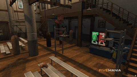FIVEM Boxing Gym | Realistic Sports Facility MLO | Interior & Exterior | Training Area | Add-On | Optimized | Fivem Ready | High Quality — image 5