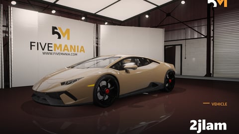 FIVEM 2jlam | Realistic Sports Car [Unbadged] Add-On | Custom Wheels | Exposed Engine | Optimized | Fivem Ready | High Quality cover