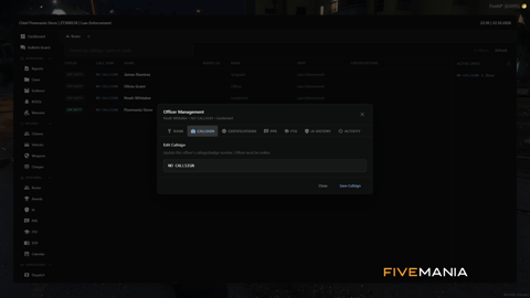 FIVEM Police Records Mdt | Comprehensive Police Records System | Evidence Tracking | Personnel Management | Custom Themes | Integrated Dispatch | Add-On | Optimized | Fivem Ready | High Quality, image 16