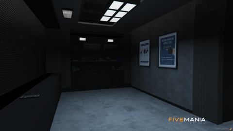 FIVEM Mission Row Police Department V2 | Enhanced Police Station MLO | Interior & Exterior | Modern Design | Detailed Offices | Garage | Add-On | Optimized | Fivem Ready | High Quality — image 25