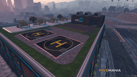 FIVEM Overspeed Mechanic Shop | Premium Mechanic Shop MLO | Interior & Exterior | Rooftop Helipads | Custom Office | Multiple Bays | Add-On | Optimized | Fivem Ready | High Quality — image 16