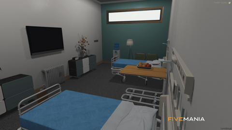 FIVEM Paleto Medical Center | Modern Hospital MLO | Interior & Exterior | Reception & Patient Rooms | X-Ray Room | Add-On | Optimized | Fivem Ready | High Quality — image 31
