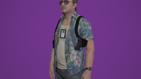 Locke | Male Ped | Multiple Outfits | Optimized & Fivem Ready [Add-On] — image 4