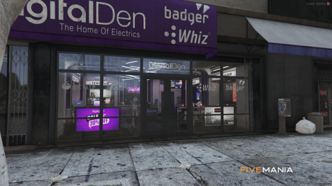 FIVEM Digital Den | Modern Electronics Store MLO | Interior & Exterior | Detailed Displays | Backroom & Storage | Add-On | Optimized | Fivem Ready | High Quality — image 13
