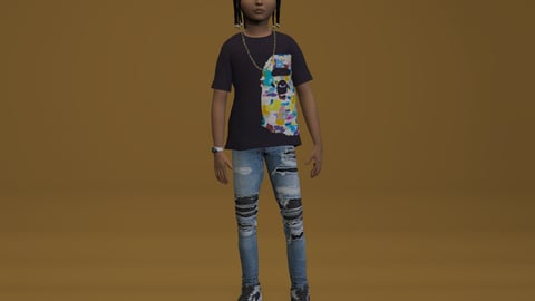 Idris | Male Teen Ped | Multiple Outfits | Optimized & Fivem Ready [Add-On] — image 6