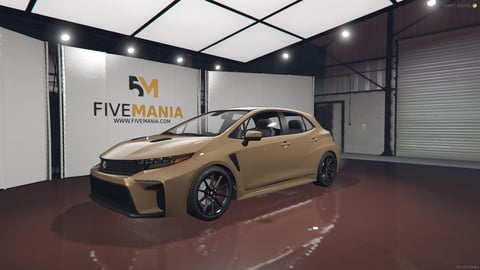 FIVEM Futors1 | Compact Sports Hatchback Add-On | Interior & Exterior | Working Lights | Custom Wheels | Optimized | Fivem Ready | High Quality, image 3