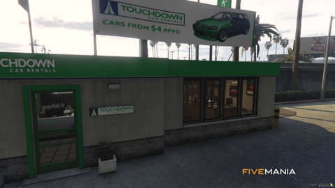 FIVEM Car Rental | Car Rental Business MLO | Interior & Exterior | Custom Props | Add-On | Optimized | Fivem Ready | High Quality — image 2
