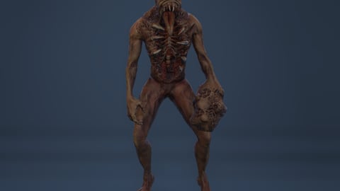 Ragnar | FiveM Male Ped | Mutated Zombie Creature | Multiple Outfits | Optimized & Fivem Ready [Add-On], image 5