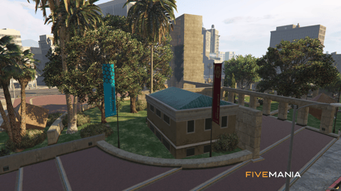 FIVEM Legion Square And Sewers Reworked | Expanded Map MLO | Underground Parking & Sewers | Exterior Overhaul | Add-On | Optimized | Fivem Ready | High Quality — image 3