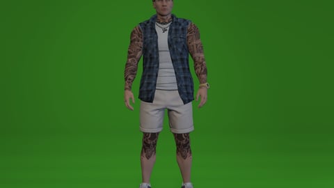 Richter | Male Ped | Multiple Outfits | Optimized & Fivem Ready [Add-On] — image 6