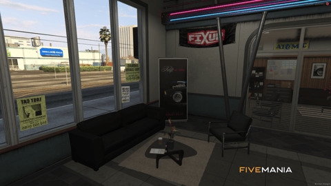 FIVEM Mosley | Full-Service Auto Shop MLO | Interior & Exterior | Reception Area | Workshop Bays | Locker Room | Add-On | Optimized | Fivem Ready | High Quality — image 15