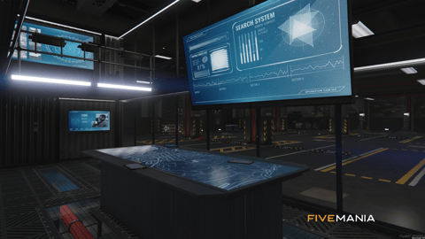 FIVEM Mission Row Pd V4 | Modern Police Station MLO | Interior & Exterior | Multiple Rooms | Control Room | Jail Cells | Add-On | Optimized | Fivem Ready | High Quality — image 35