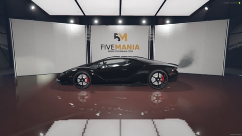 FIVEM Centenfero1 | Realistic Super Car [Unbadged] Add-On | Interior & Exterior | Working Lights | Custom Wheels | Add-On | Optimized | Fivem Ready | High Quality, image 7