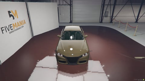 FIVEM Alfa Romeo Giulia | Realistic Sports Sedan [Unbadged] Add-On | Interior & Exterior | Working Lights | Optimized | Fivem Ready | High Quality, image 5