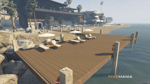FIVEM Tuning Bar Mechanic | Modern Garage & Restaurant MLO | Interior & Exterior | Rooftop Terrace | Custom Props | Add-On | Optimized | Fivem Ready | High Quality — image 21