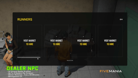 FIVEM Drug System + Outposts Package | Comprehensive Crime Script Bundle | Multiple Drug Labs | Processing Minigames | Outpost Locations | Police Integration | Add-On | Optimized | Fivem Ready | High Quality, image 6